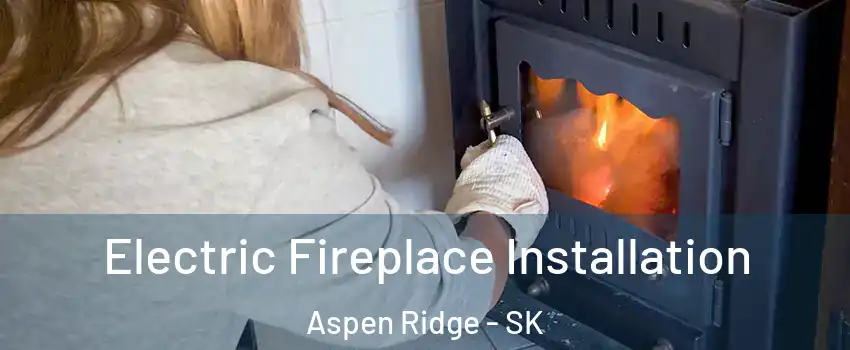  Electric Fireplace Installation Aspen Ridge - SK