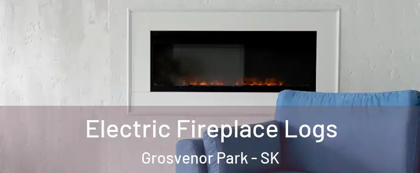  Electric Fireplace Logs Grosvenor Park - SK