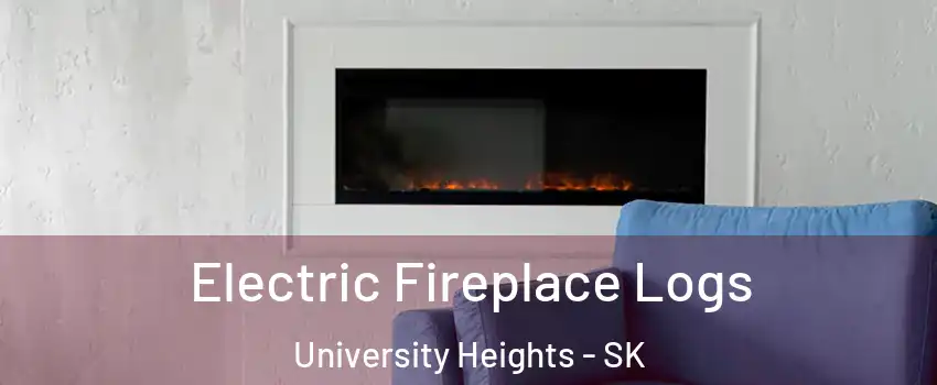 Electric Fireplace Logs University Heights - SK