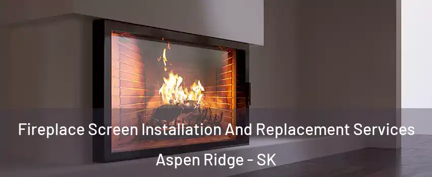 Fireplace Screen Installation And Replacement Services Aspen Ridge - SK