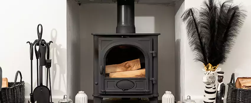 Thelin Hearth Products Providence Pellet Insert Fireplace Installation in University Heights, SK