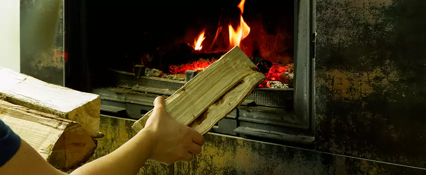 Wood Stove Heat Resistant Wall Repair in University Heights, Saskatchewan