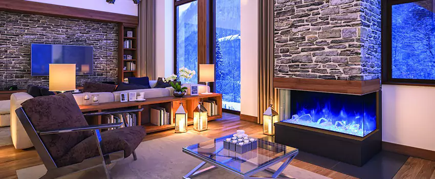 Dynamic Flame Color Fireplace Installation in Greystone Heights, SK