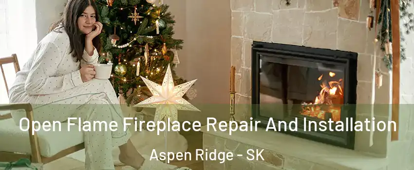  Open Flame Fireplace Repair And Installation Aspen Ridge - SK