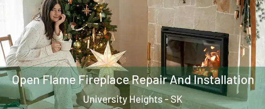  Open Flame Fireplace Repair And Installation University Heights - SK