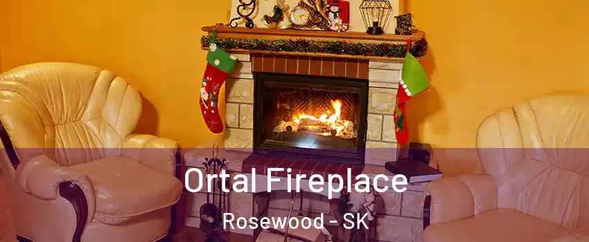 Ortal Fireplace Rosewood - SK