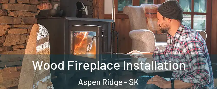  Wood Fireplace Installation Aspen Ridge - SK
